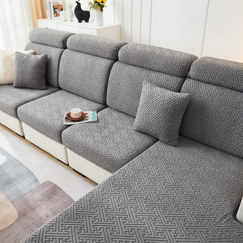 Thick jacquard sofa seat - thick,