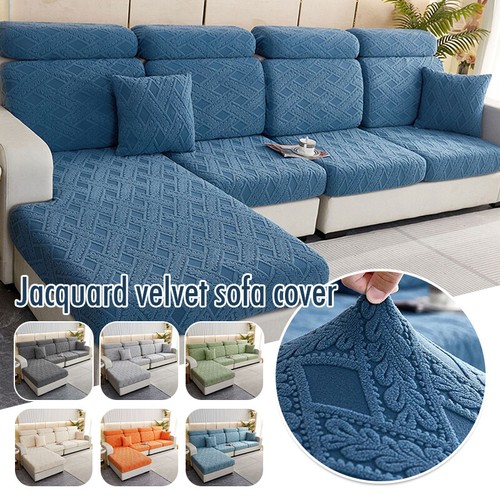 Jacquard fleece sofa seat - sofa,