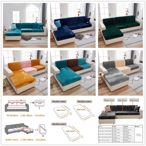 Luxury velvet sofa - velvet, seat