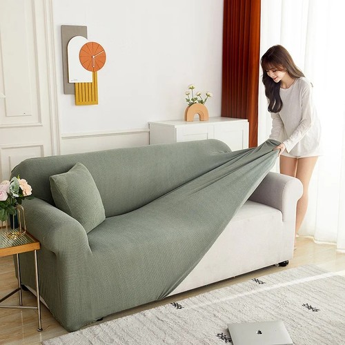 Elastic jacquard stretch sofa - stretch,