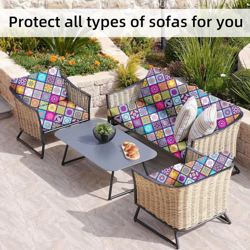 Outdoor tropical sofa cushion - tropical,