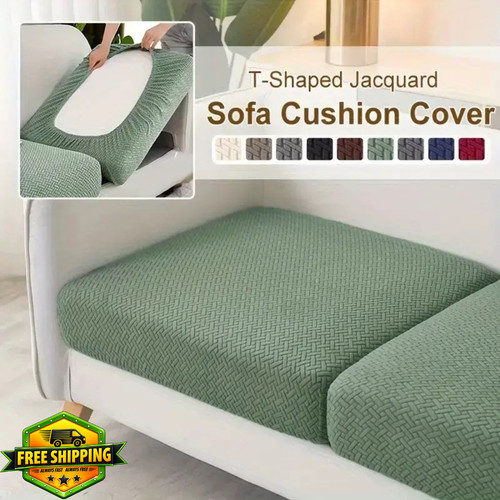 Jacquard sofa seat cushion - jacquard,