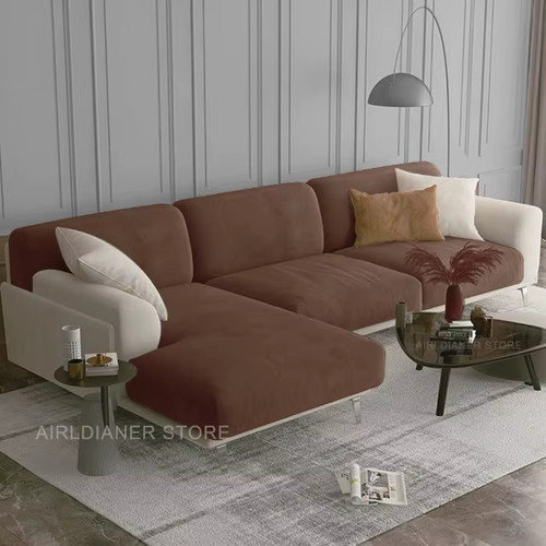 Luxury soft velvet sofa seat - soft,