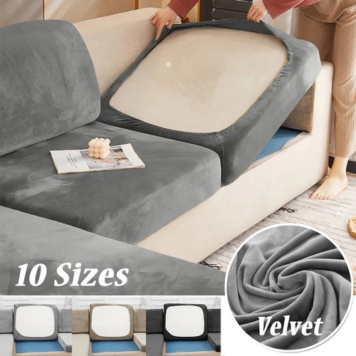 Stretch velvet sofa - stretch,